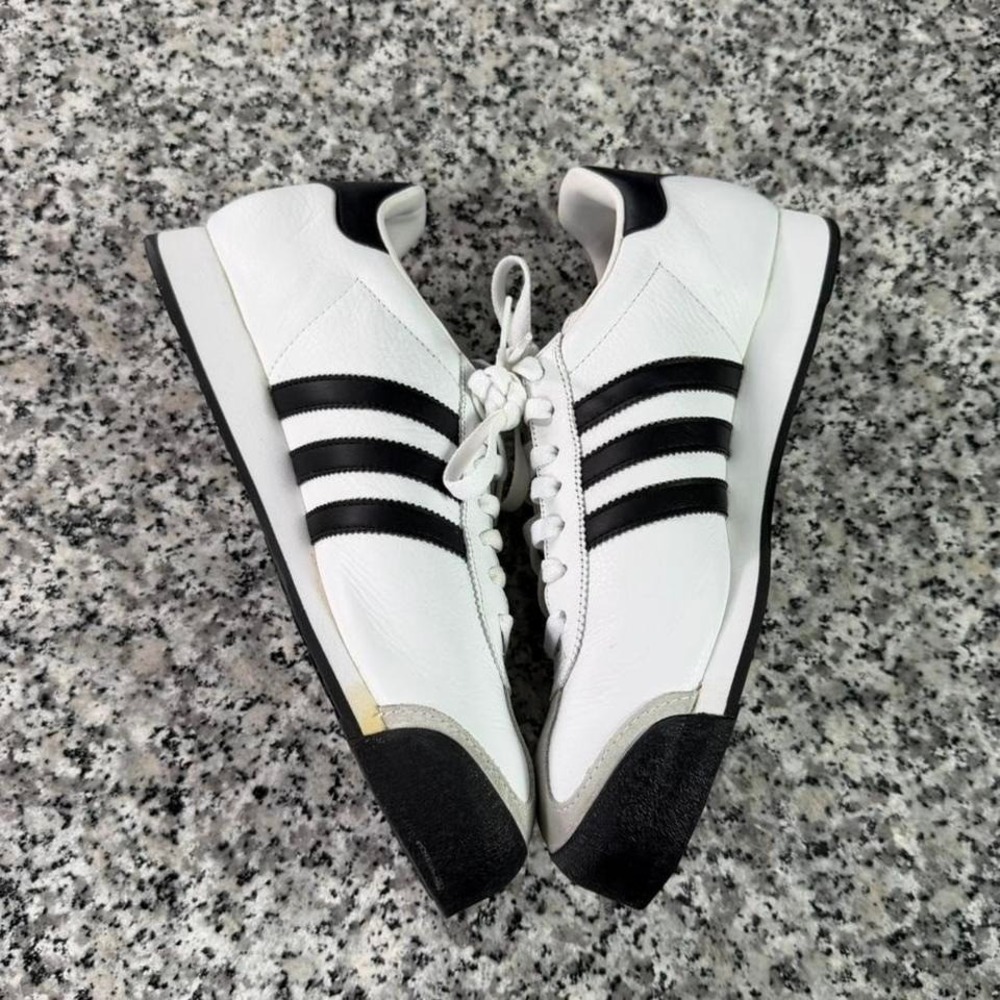 Adidas Men's Samoa Black White Sneaker Shoe M10.5 675033 - Picture 3 of 7